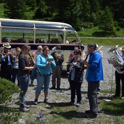 Ein Ständli am Jubiläumsausflug 2019
