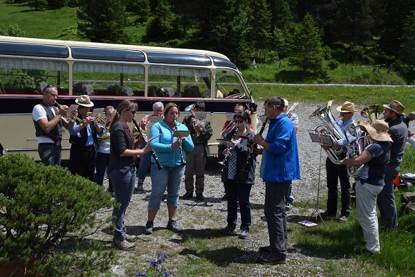 Ein Ständli am Jubiläumsausflug 2019