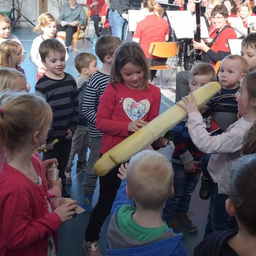 Gewundrige Kinder am Kinderkonzert 2019