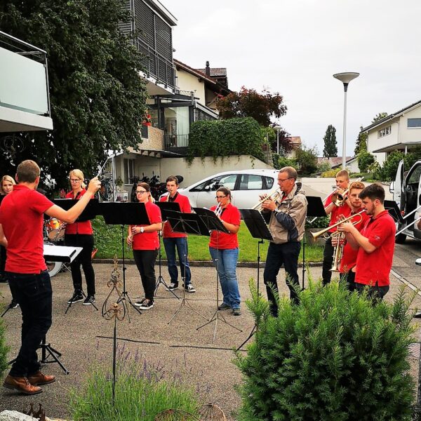 Ständli Tour der Ortsmusik Rüediswil