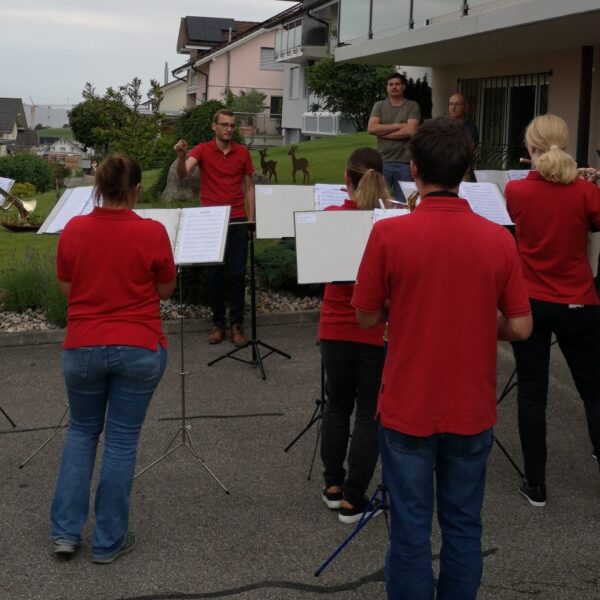 Ständli Tour der Ortsmusik Rüediswil