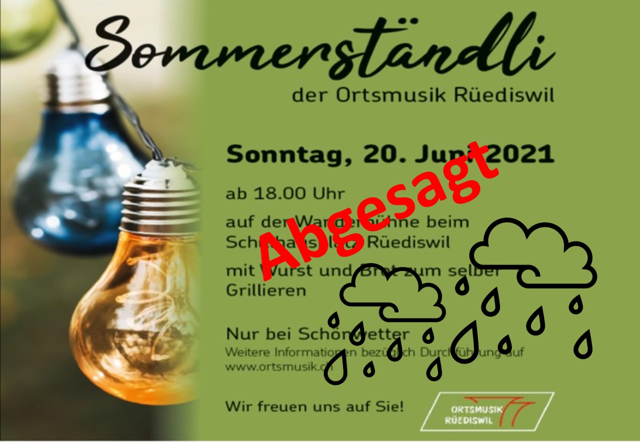 Ständli der Ortsmusik Rüediswil