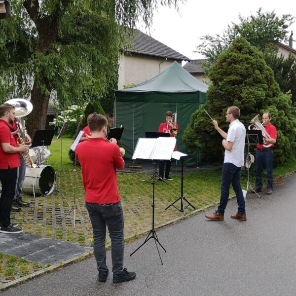 Ständli Tour der Ortsmusik Rüediswil