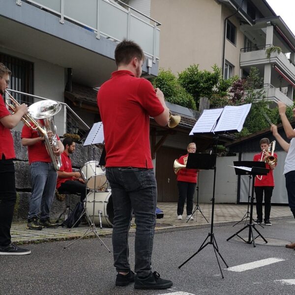 Ständli Tour der Ortsmusik Rüediswil