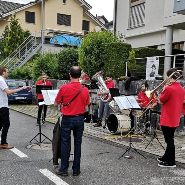 Ständli Tour der Ortsmusik Rüediswil