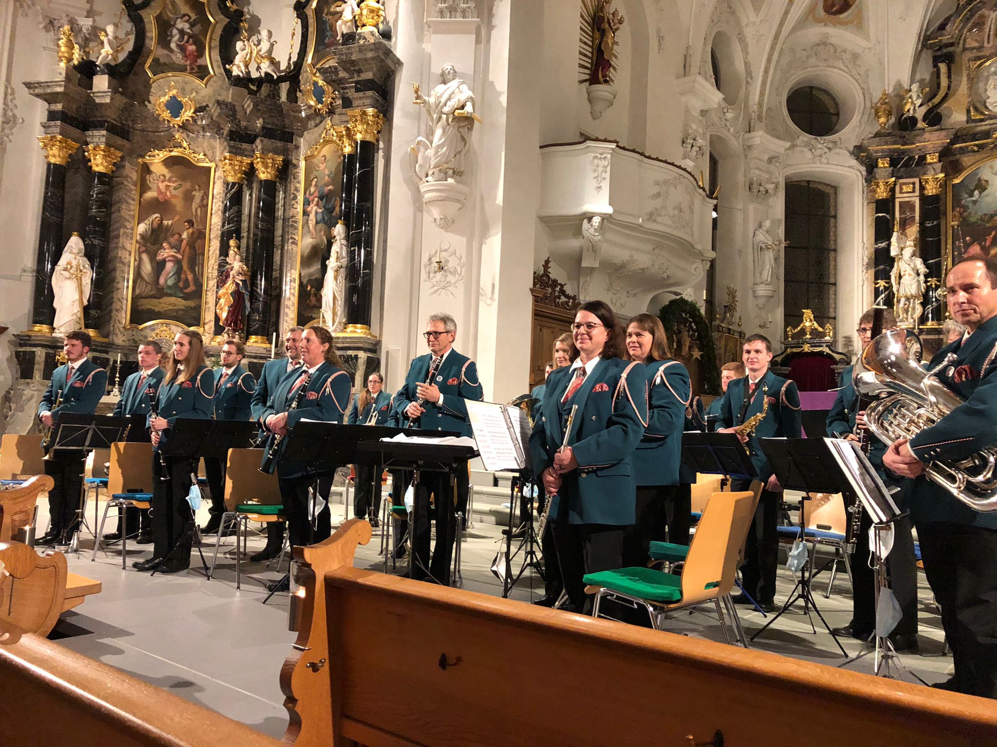 Schlussapplaus am Gaudete Konzert