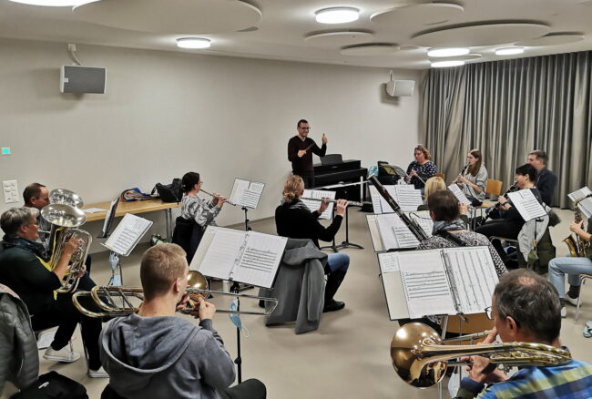 Probelokal im Schulhaus Rüediswl