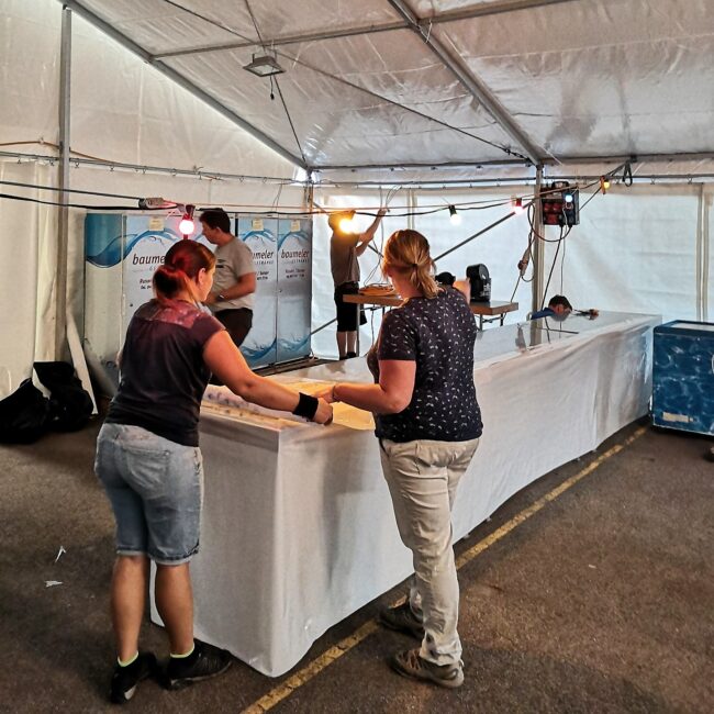 Einrichten der Kilbi Rüediswil