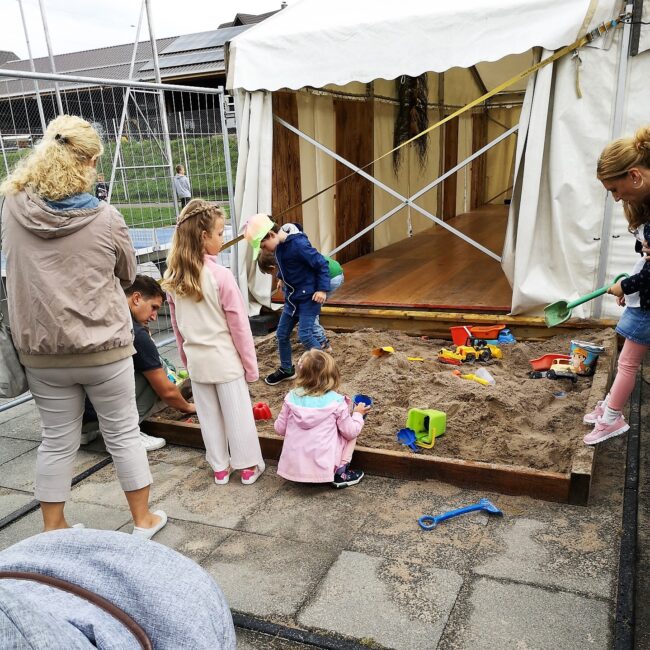 Sandkasten für die Kleinsten