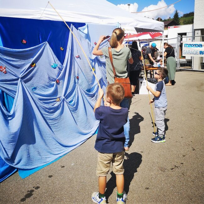 Fischen bei der Spielgruppe