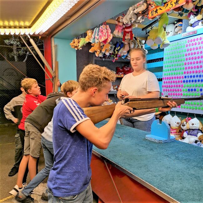 Konzentration beim Schiessen