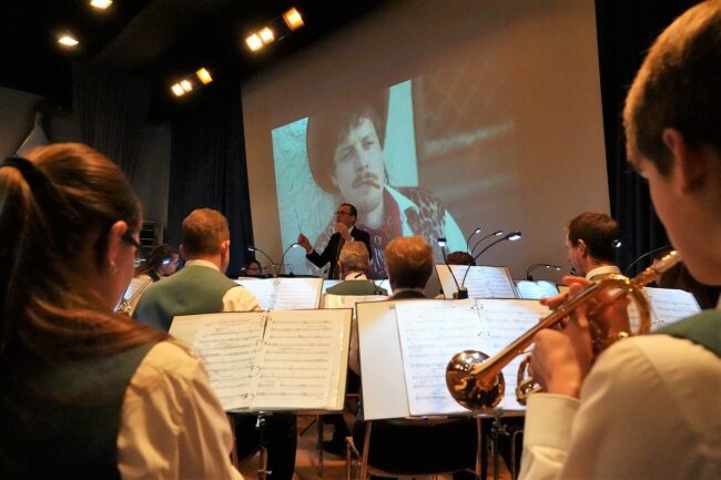 Die selbstgedrehten Filme passten perfekt zur Musik