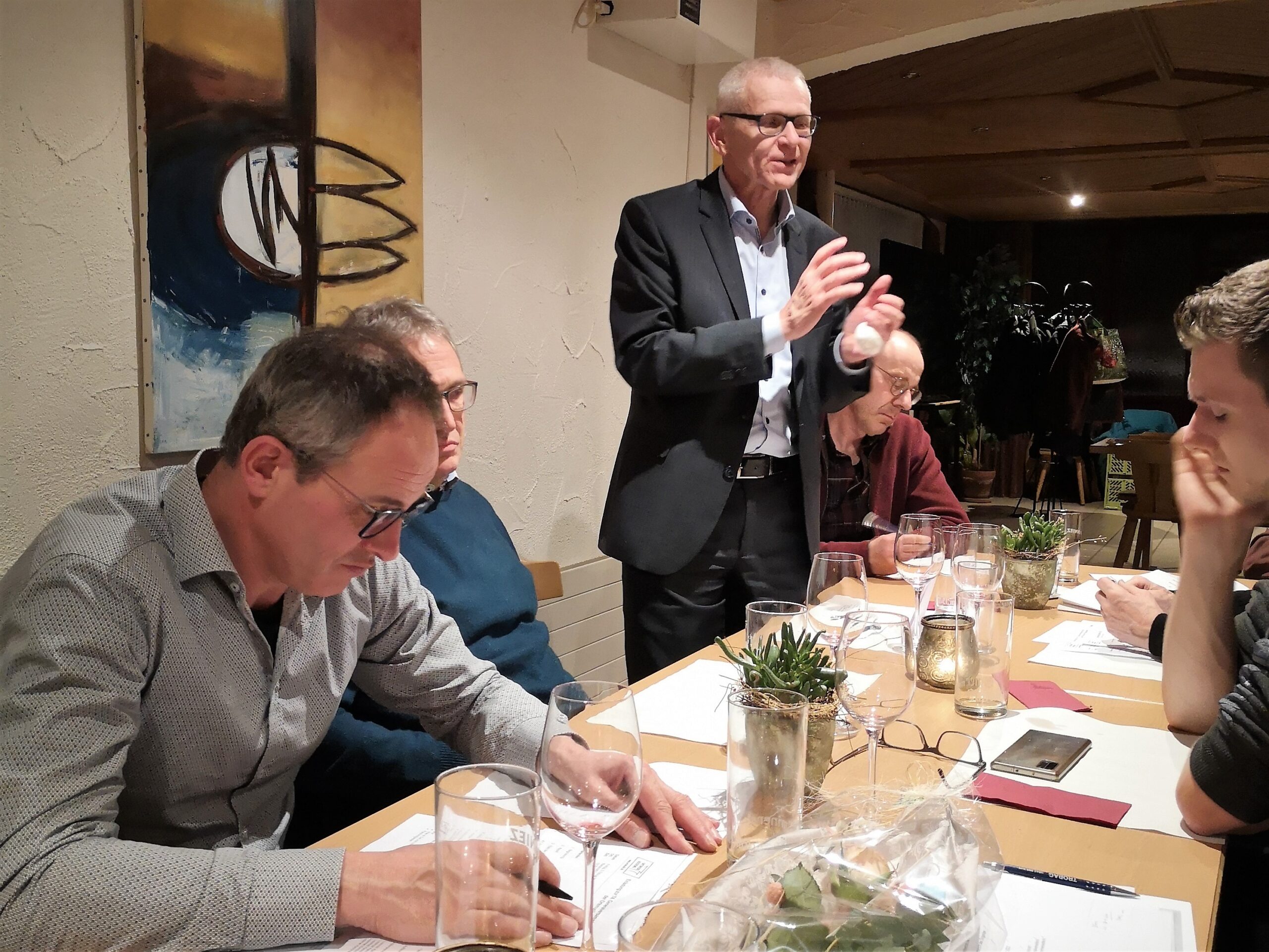 Leo Müller informiert die OMR zum Musiktag Ruswil 2023