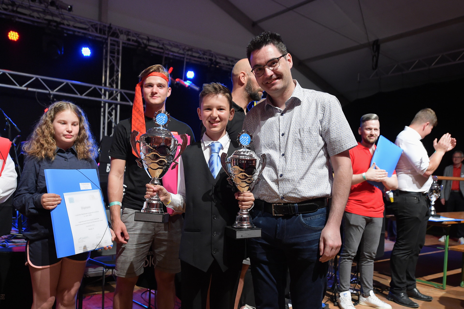 Luzerner Jugendmusikfest 2023 am Musiktag Ruswil