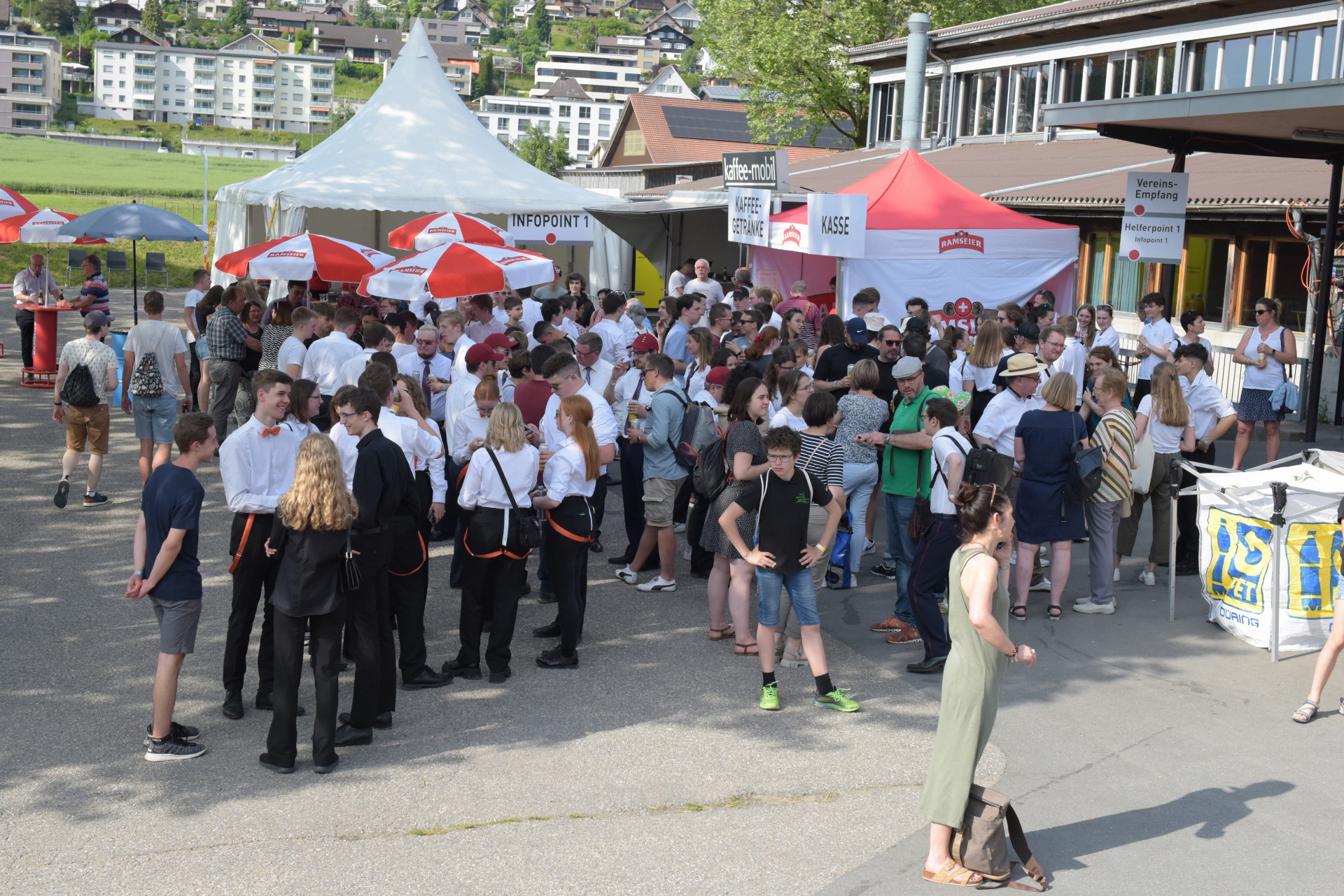 Luzerner Jugendmusikfest 2023 am Musiktag Ruswil
