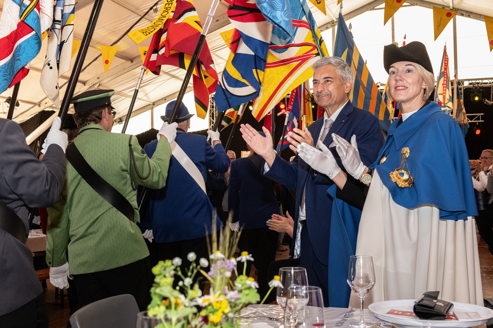 Musiktag Ruswil 2023 Veteranenehrung