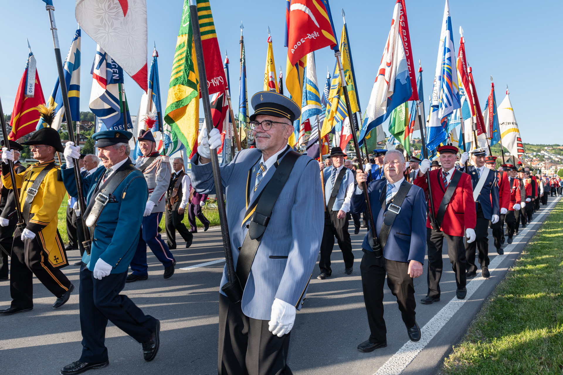 Musiktag Ruswil 2023 Veteranenehrung