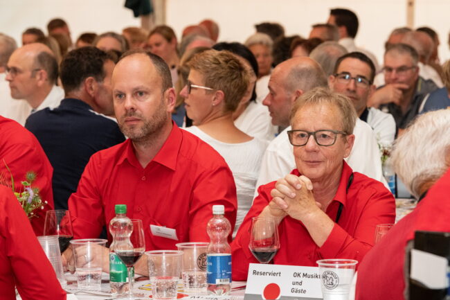 Musiktag Ruswil 2023 Veteranenehrung