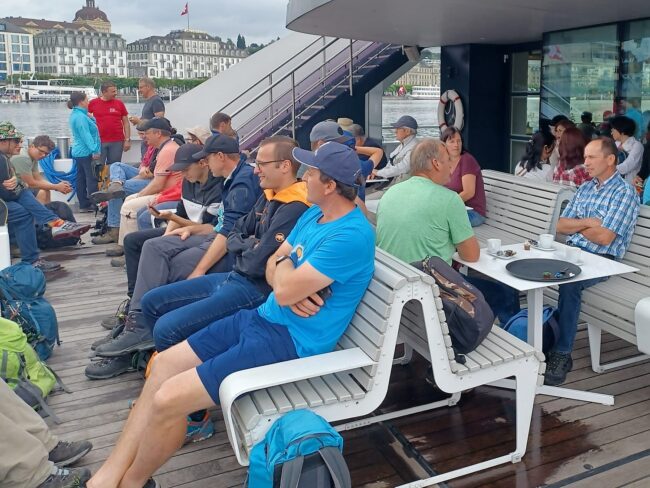 Sommerausflug auf die Rigi der Ortsmusik Rüediswil