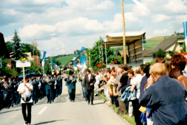 1998 besuchte die Ortsmusik Rüediswil den Luzerner Kantonalmusiktag in Hergiswil (bei Willisau)