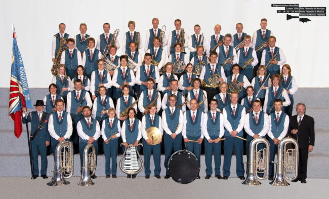 Die Ortsmusik Rüediswil nahm im 2006 am Eidgenössischen Musikfest Luzern teil