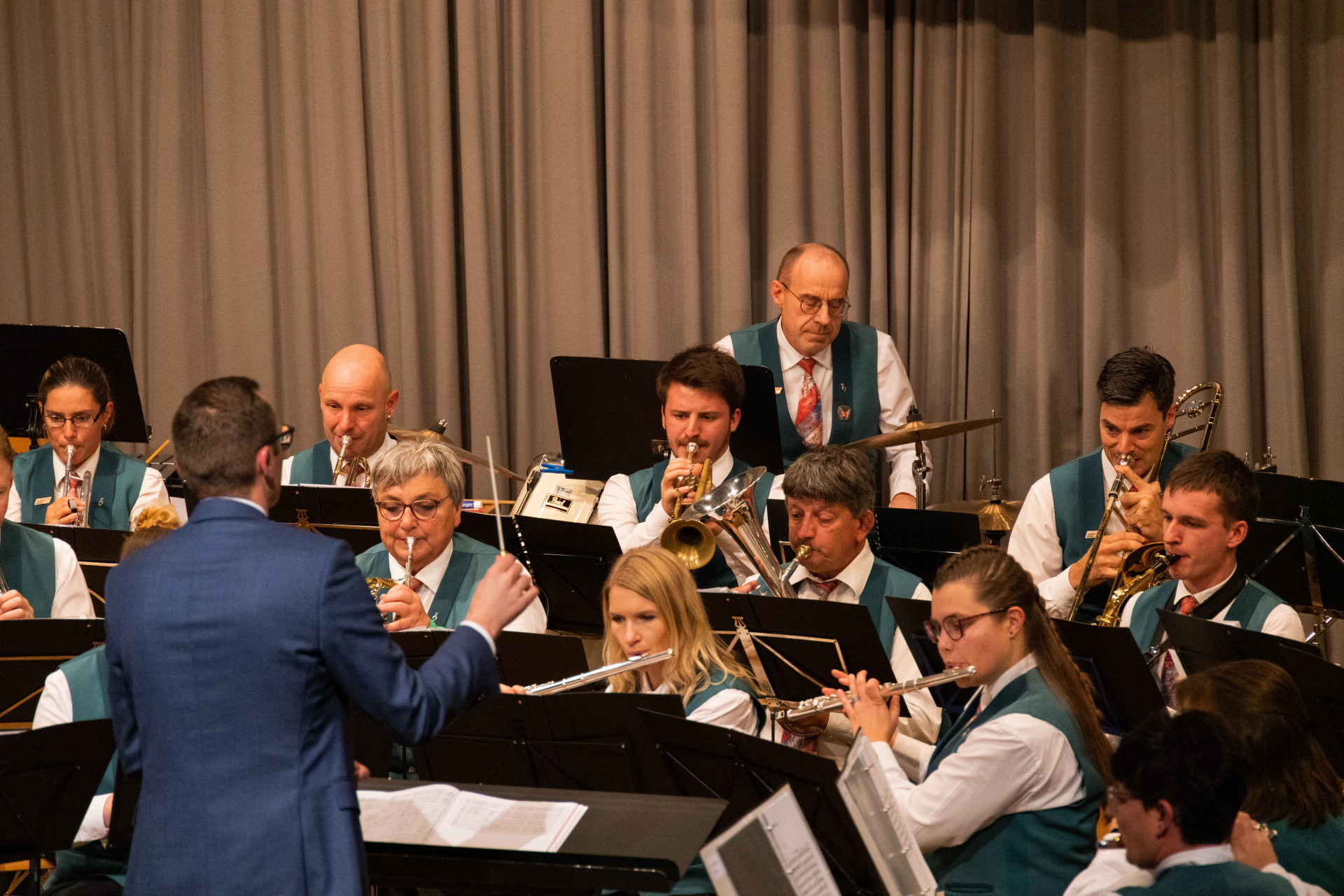 Vorbereitungskonzert 2024 der Ortsmusik Rüediswil in der Mehrzweckanlage Winikon