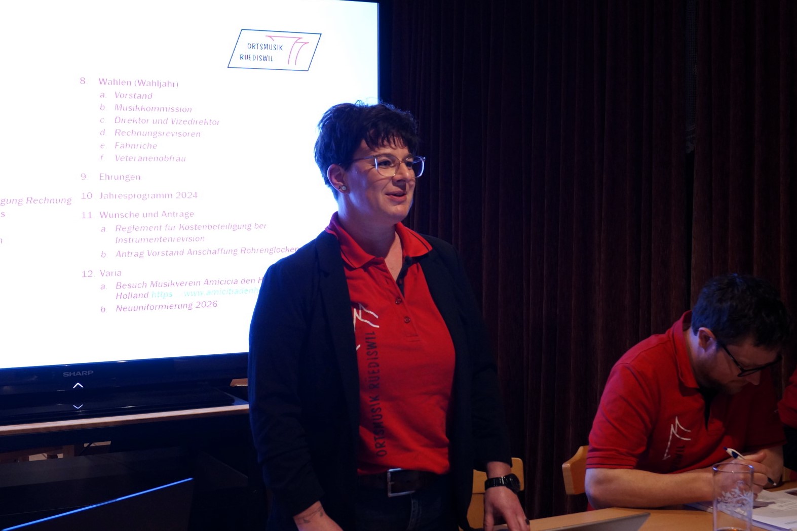 Die 75. Generalversammlung der Ortsmusik Rüediswil fand 26. Januar 2024 statt.