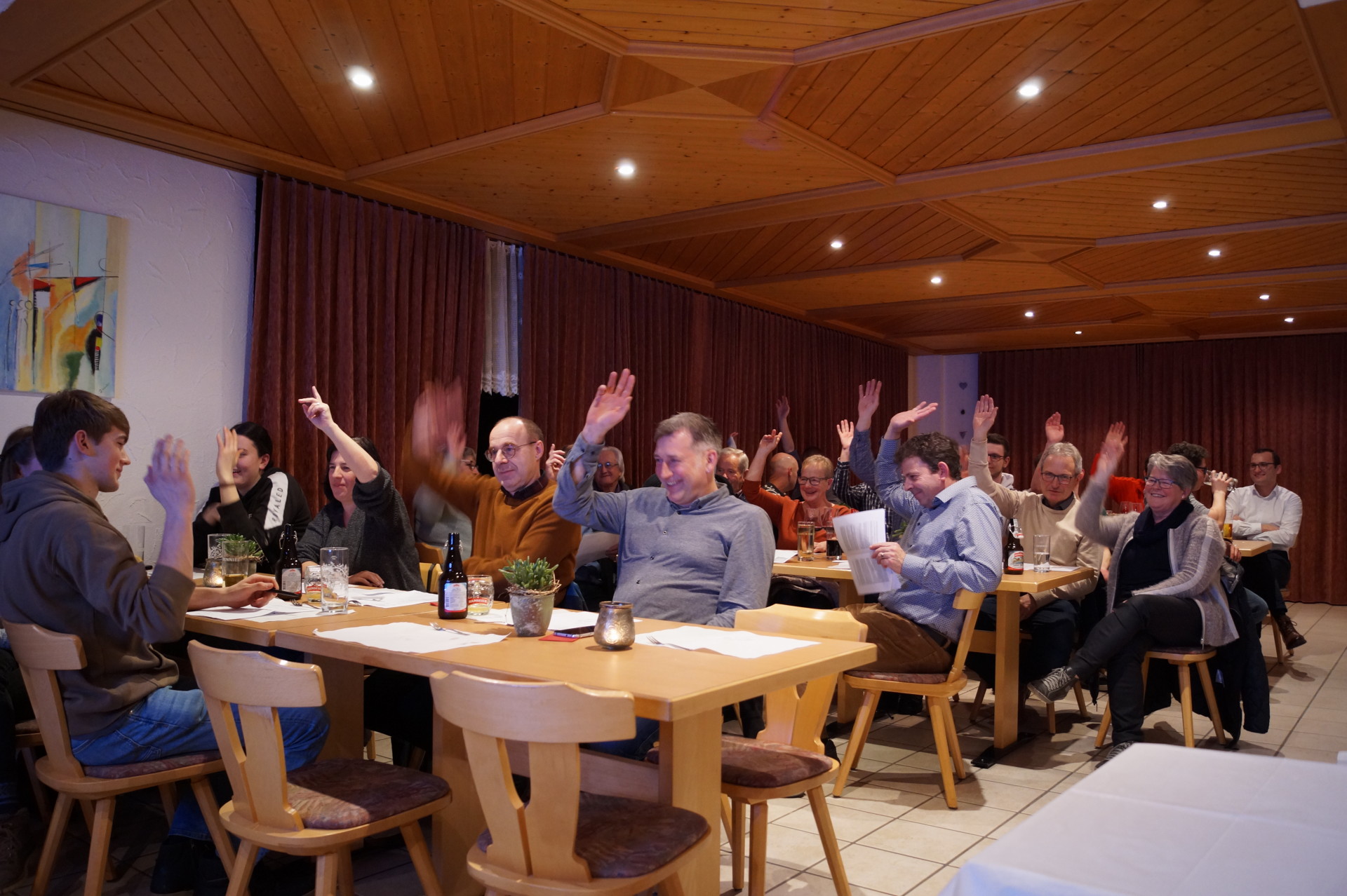 An der 75. GV der Ortsmusik Rüediswil vom 26. Januar 2024 übernimmt Lukas Bieri das Präsidentenamt von Daniela Bättig