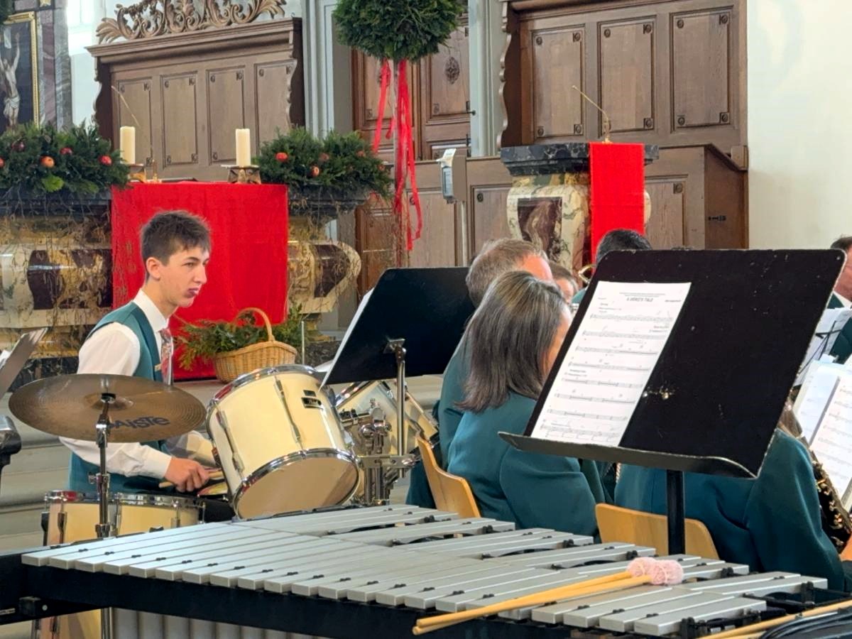 Gestaltung des Gottesdienst zum Palmsonntag vom 24. März durch die Ortsmusik Rüediswil