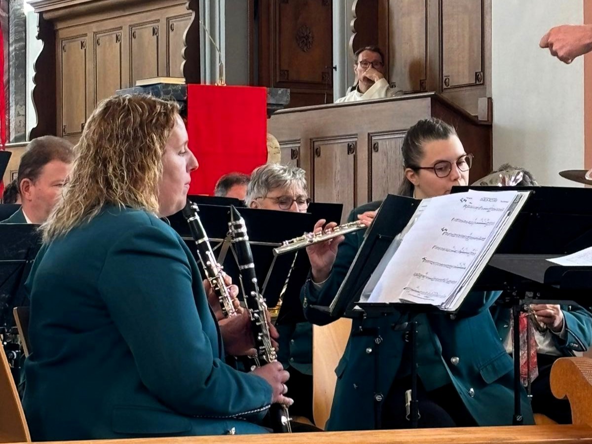 Messegestaltung durch die Ortsmusik Rüediswil in der Kirche Ruswil