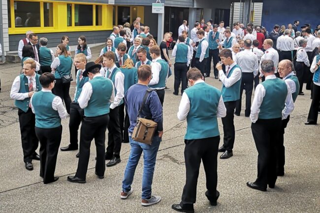 Am Pfingstsonntag besuchte die Ortsmusik Rüediswil in Wolhusen den Luzerner Kantonalmusiktag