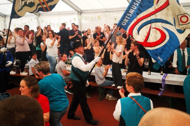 Am Pfingstsonntag besuchte die Ortsmusik Rüediswil in Wolhusen den Luzerner Kantonalmusiktag