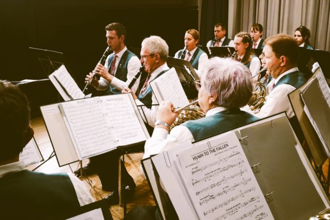 Herbstfest der Blasmusik 2025 mit böhmisch-märischer Musik organisiert durch die Ortsmusik Rüediswil