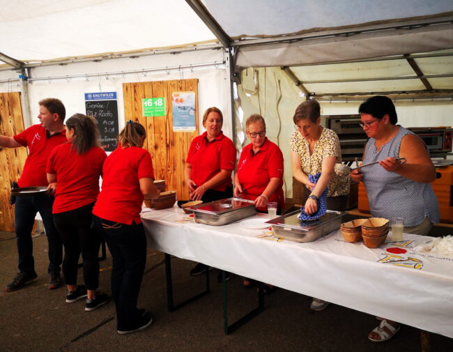 In Rüediswil gab es am Kilbi-Sonntag gab es feines Pilz- und Gemüse-Risotto zu Mittagessen.