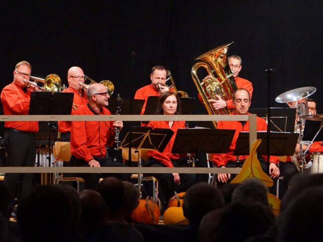 Die Blaskapelle Lublaska glänzte am Jahreskonzert der Ortsmusik.