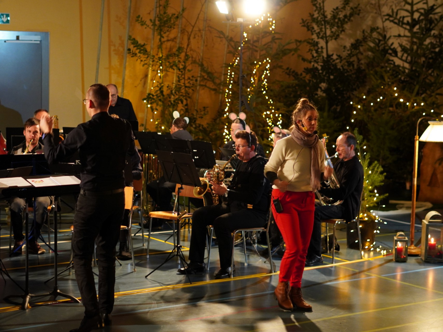 Die Ortsmusik Rüediswil unter der Leitung von Patrick Hummel zeigte sich von ihrer besten musikalischen Seite.