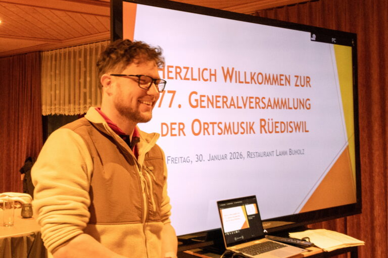 GV 2026 ist 77. Generalversammlung der Ortsmusik Rüediswil